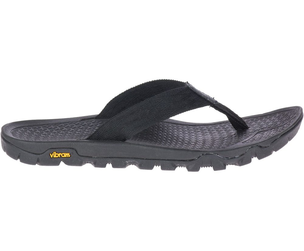 Sandalias Mujer - Merrell Breakwater Flip - Negras - QRGL-26819